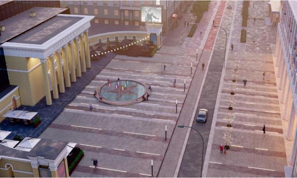В Новосибирске разработали эскиз будущей площади Победы в центре города