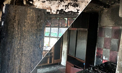 В Новосибирской области семья бойца СВО осталась без жилья после пожара