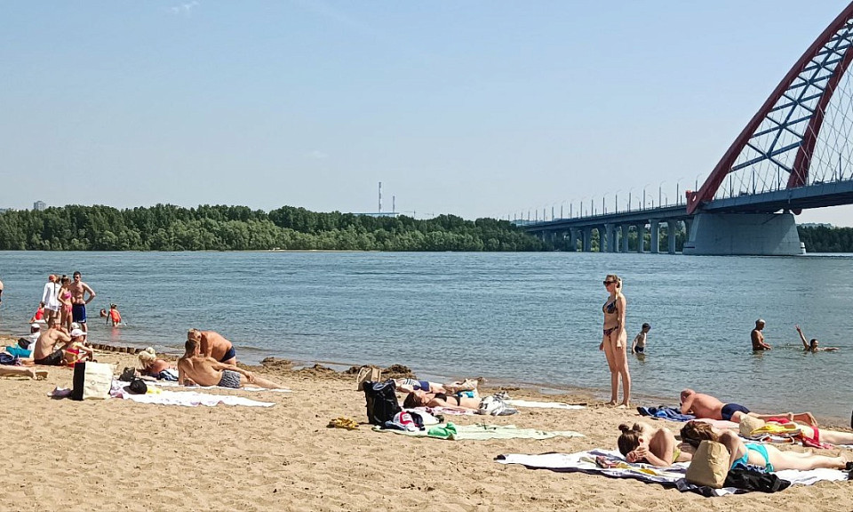 В Новосибирске вода в Оби достигла аномальной температуры из-за жары