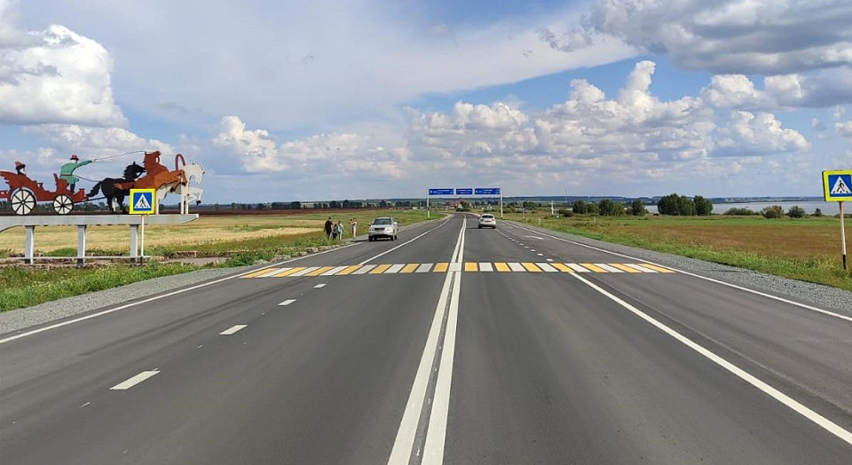 Завершён ремонт 20 километров дороги «Новосибирск – Ленинск-Кузнецкий»