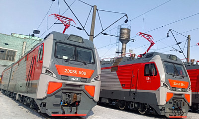 Новые электровозы «Ермак» пополнили железнодорожный парк в Новосибирской области