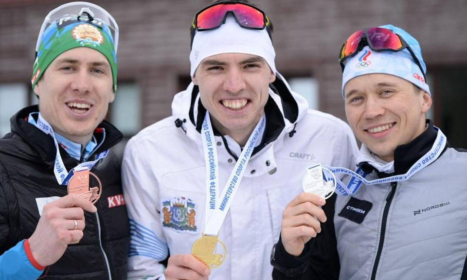 Первую медаль чемпионата России по биатлону завоевали новосибирцы