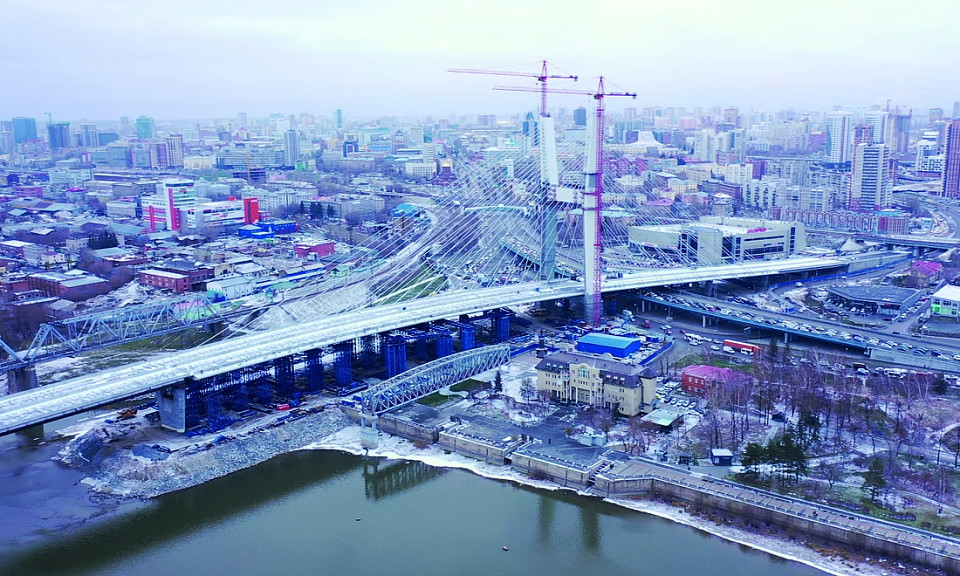 Группа «ВИС» продолжает стройку четвёртого моста в Новосибирске за свой счёт