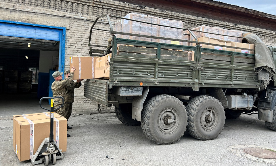 Новосибирская область отправила очередной груз бойцам СВО
