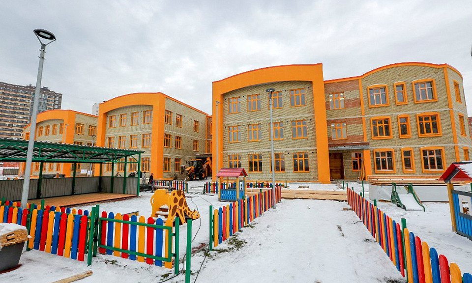Детский сад на 320 мест построили на Родниках в Новосибирске