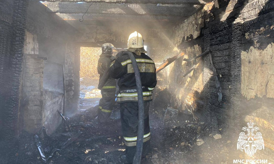 В МЧС показали дом под Новосибирском, где погибла женщина с двумя детьми